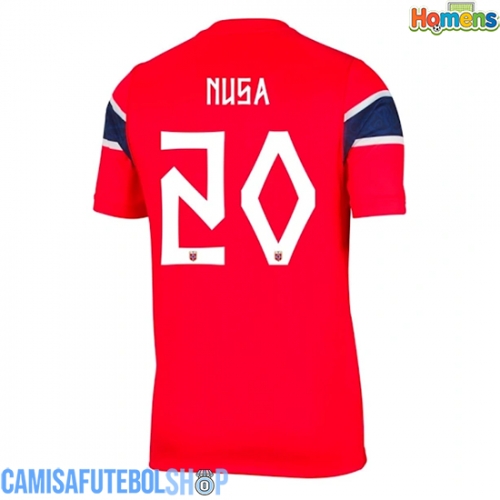Camisa de time de futebol Noruega Antonio Nusa #20 Replicas 1º Equipamento Mundo 2026 Manga Curta